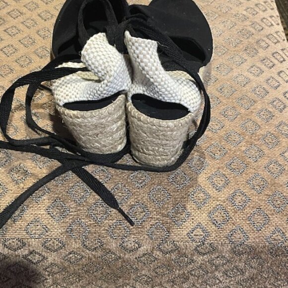 Toni Pons Valencia Black Linen Wedge Espadrille, size 39 (8.5) - Picture 8 of 8